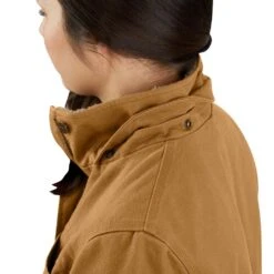 'Carhartt' Women's Washed Duck Coat - Carhartt Brown -Bold Basics 105512 BRN FI01 WF22 b 1024x1024@2x