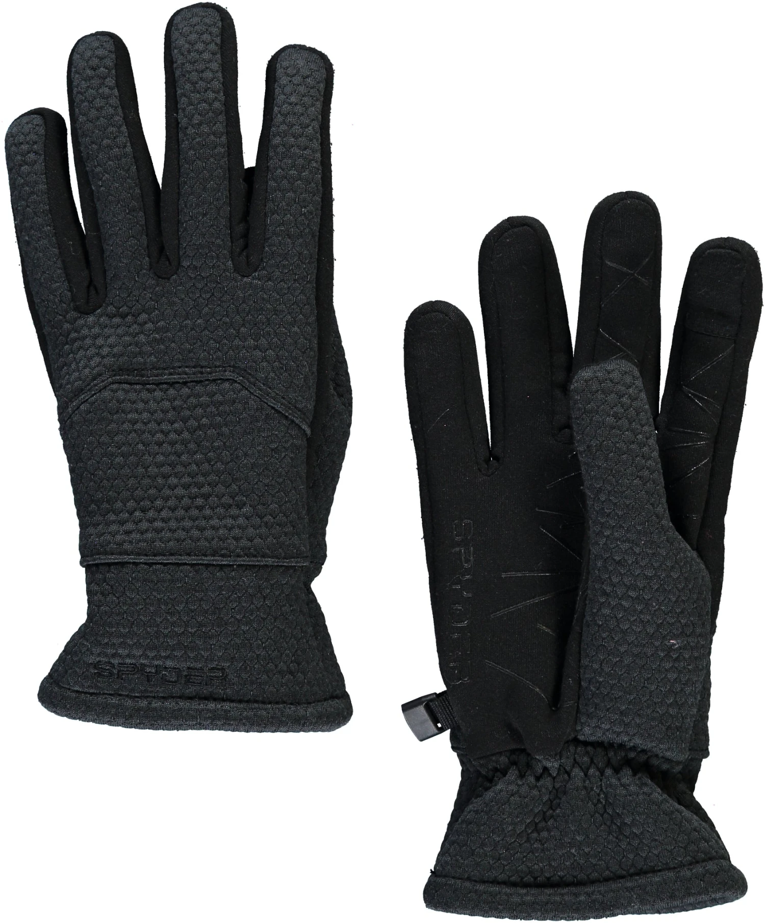 'Spyder' Women's Encore Gloves - Black 1 'Spyder' Women's Encore Gloves - Black