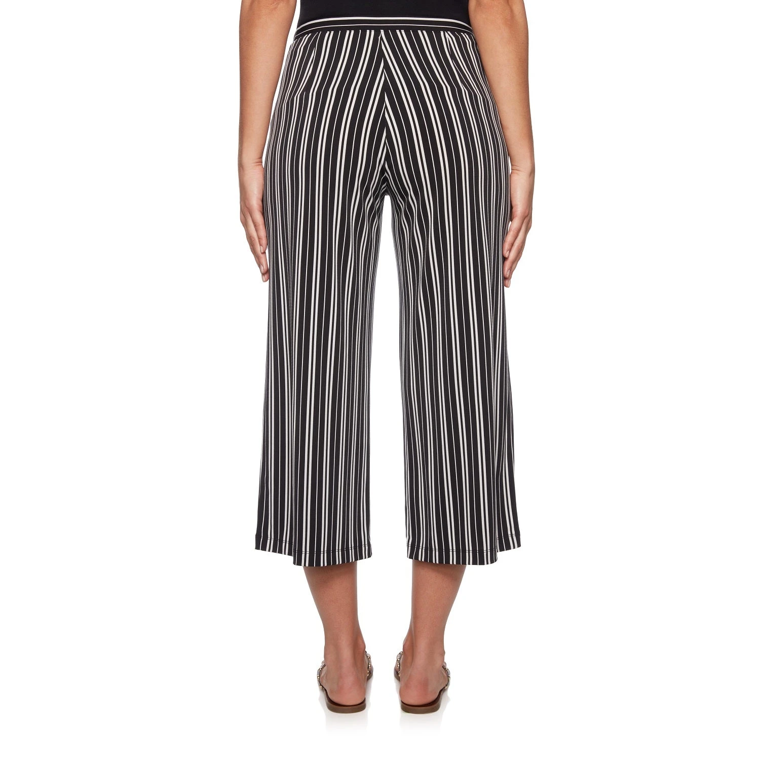 'Ruby Rd' Tribes Vibes Knit Pant - Black / White 2 'Ruby Rd' Tribes Vibes Knit Pant - Black / White - Image 2