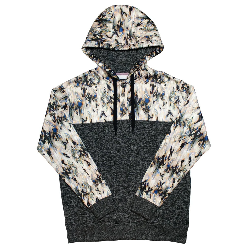 'Hooey' Women's "Jimmy" Hoody - Aztec / Charcoal 1 'Hooey' Women's "Jimmy" Hoody - Aztec / Charcoal