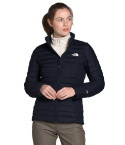 'The North Face' Women's Stretch Down Jacket - Aviator Navy