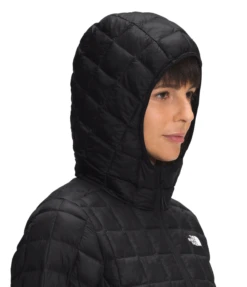'The North Face' Women's Thermoball Stowable ECO Jacket - TNF Black -Bold Basics NF0A5GLB JK3 modelhood2 1024x1024@2x