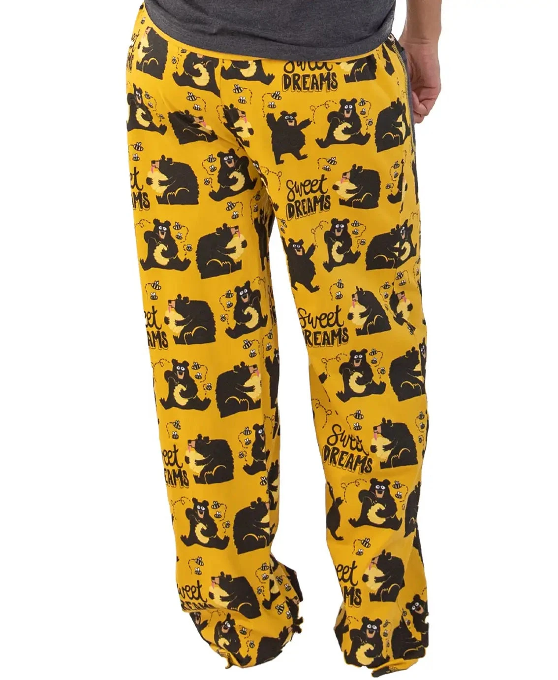 'Lazy One' Women's Sweet Dreams PJ Pant - Yellow 2 'Lazy One' Women's Sweet Dreams PJ Pant - Yellow - Image 2