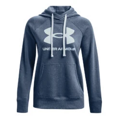 'Under Armour' Women's Rival Fleece Logo Hoodie - Purple