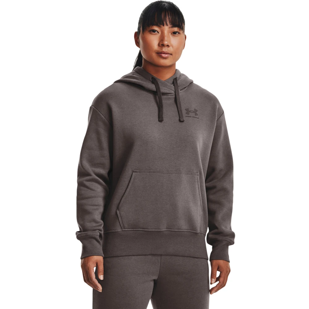 'Under Armour' Women's Rival Fleece Oversized Hoodie - Fresh Clay 1 'Under Armour' Women's Rival Fleece Oversized Hoodie - Fresh Clay